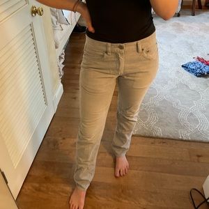 Vintage J. Crew gray corduroy pants